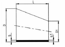 PP-H 对焊管件 偏心变径/短口